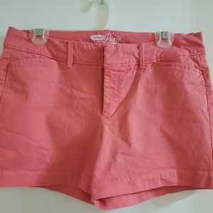3.5" Coral Pixie Shorts Size 8